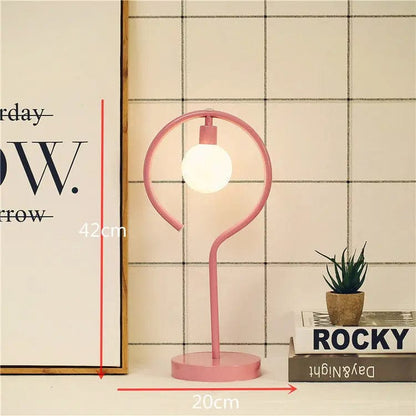 Modern Nordic Copper Wire Wall Lamp 03 Pink by Simple Homes