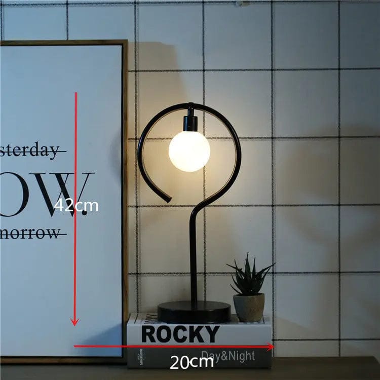 Modern Nordic Copper Wire Wall Lamp 04 Black by Simple Homes