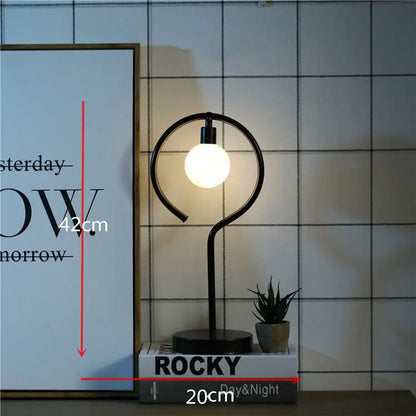 Modern Nordic Copper Wire Wall Lamp 04 Black by Simple Homes