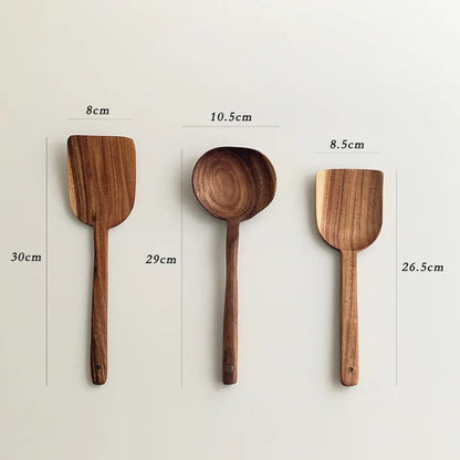 Modern Teak Cooking Utensils by Simple Homes
