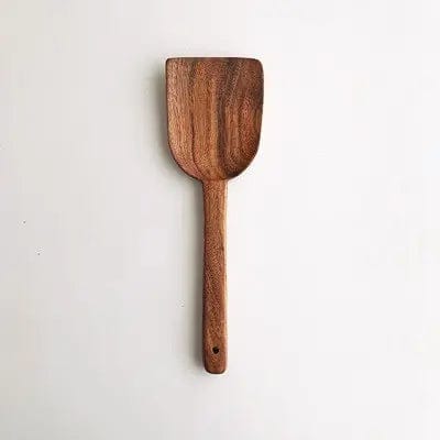 Modern Teak Cooking Utensils Teak Small Square Shovel by Simple Homes
