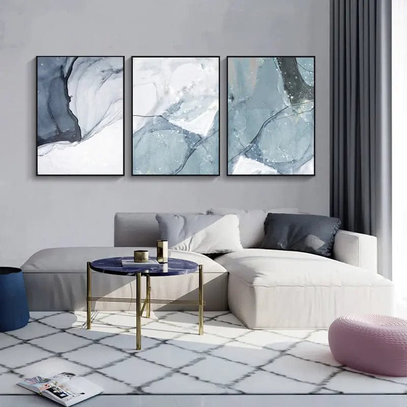 Modern Watercolor Wall Art – Abstract Canvas Print by Simple Homes