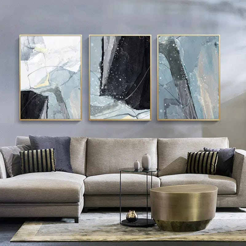 Modern Watercolor Wall Art – Abstract Canvas Print by Simple Homes