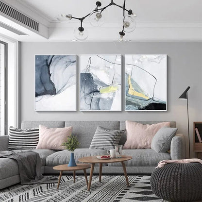 Modern Watercolor Wall Art – Abstract Canvas Print by Simple Homes