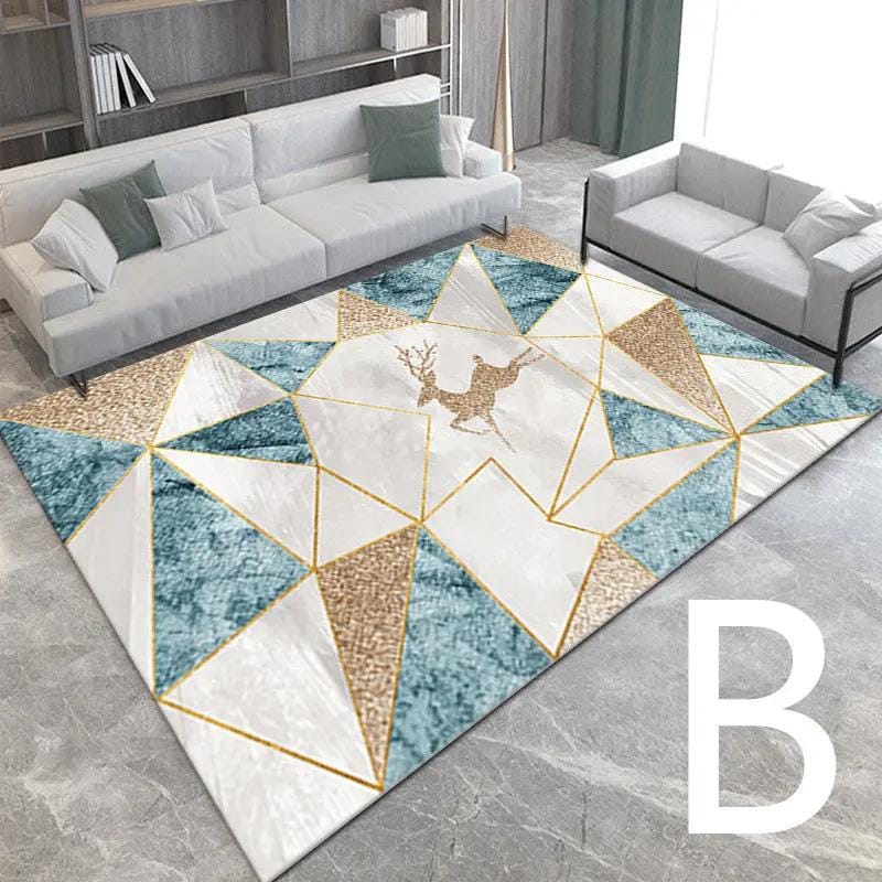Monarch Lines – 3D Modern Area Rug B / 40x60cm by Simple Homes