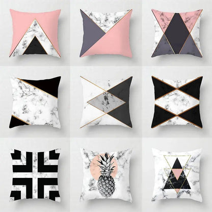 Nordic Luxe Geometric Cushion Cover by Simple Homes