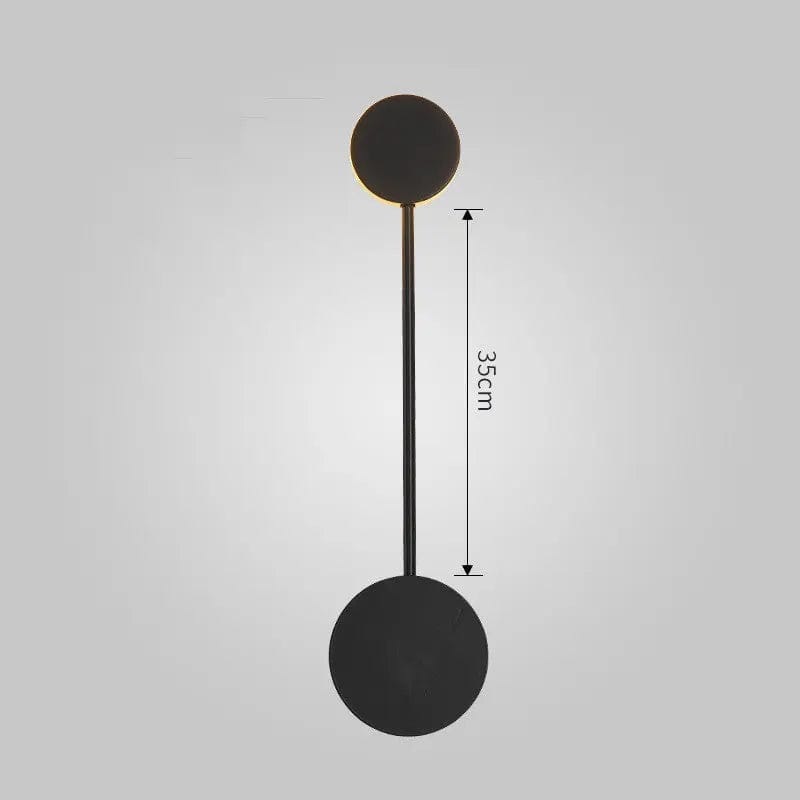 Nordic Minimalist Iron Wall Lamp – Tricolor Modern Accent Light Black single head by Simple Homes