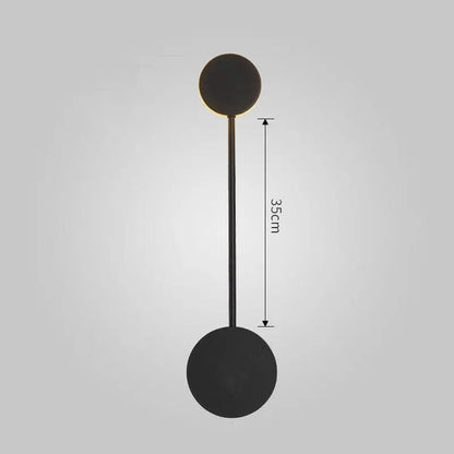 Nordic Minimalist Iron Wall Lamp – Tricolor Modern Accent Light Black single head by Simple Homes