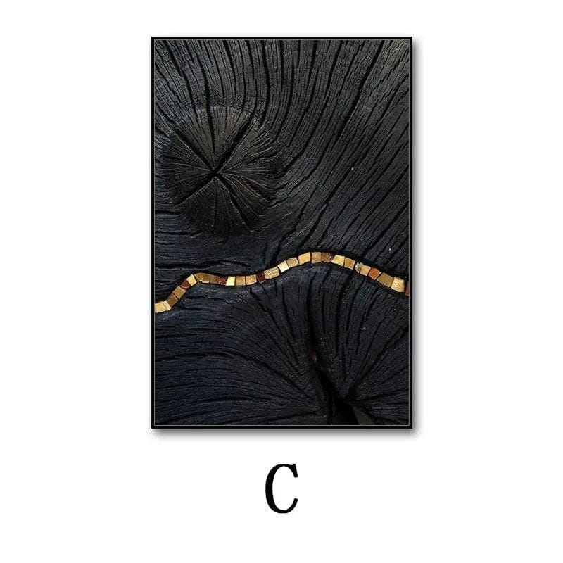 NovaForm™ Abstract Wall Art – Modern Canvas Painting with Aluminum Frame C / 50x 70 PS Wooden Frame Canvas by Simple Homes