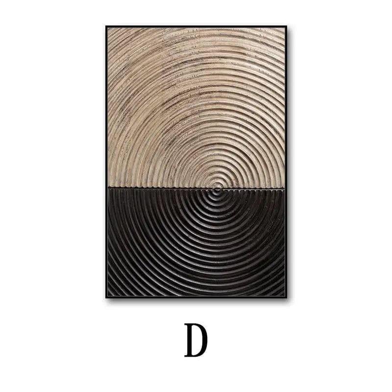 NovaForm™ Abstract Wall Art – Modern Canvas Painting with Aluminum Frame D / 50x 70 PS Wooden Frame Canvas by Simple Homes