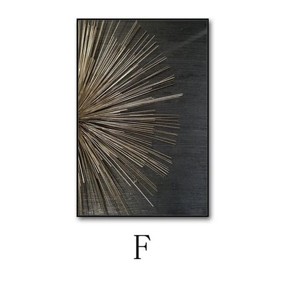 NovaForm™ Abstract Wall Art – Modern Canvas Painting with Aluminum Frame F / 50x 70 PS Wooden Frame Canvas by Simple Homes
