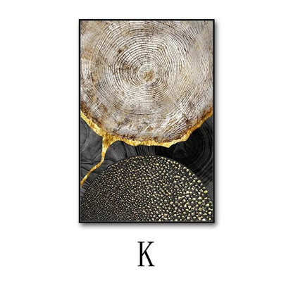 NovaForm™ Abstract Wall Art – Modern Canvas Painting with Aluminum Frame K / 50x 70 PS Wooden Frame Canvas by Simple Homes