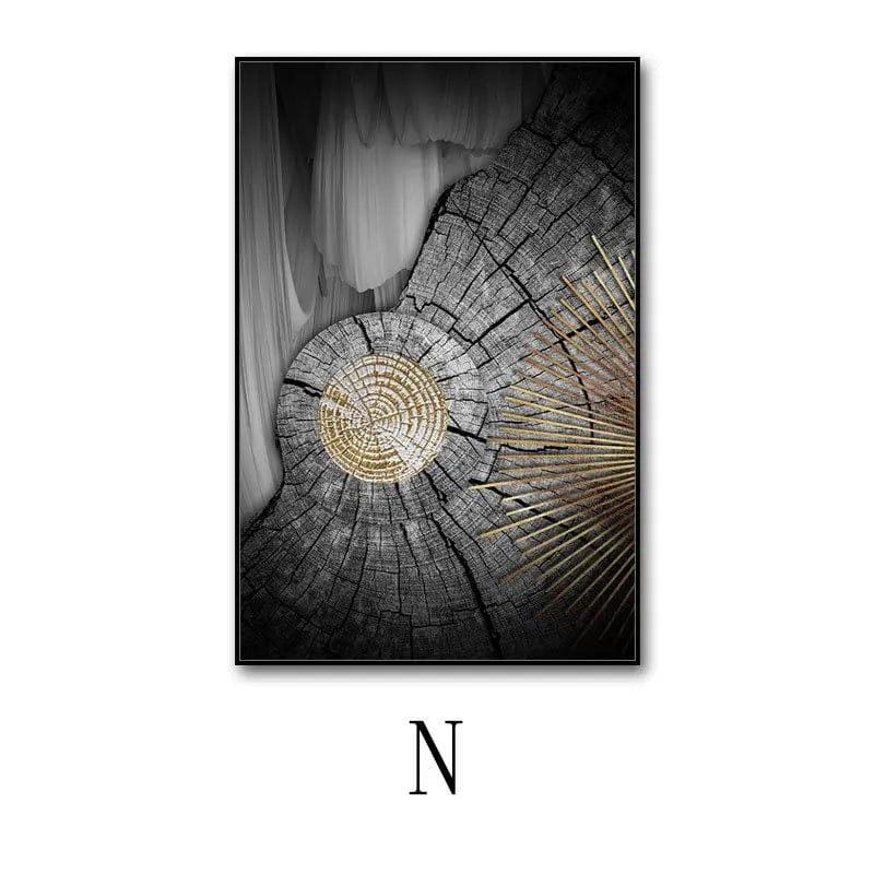 NovaForm™ Abstract Wall Art – Modern Canvas Painting with Aluminum Frame N / 50x 70 PS Wooden Frame Canvas by Simple Homes