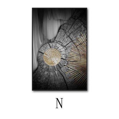 NovaForm™ Abstract Wall Art – Modern Canvas Painting with Aluminum Frame N / 50x 70 PS Wooden Frame Canvas by Simple Homes