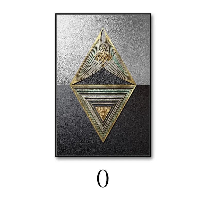 NovaForm™ Abstract Wall Art – Modern Canvas Painting with Aluminum Frame O / 50x 70 PS Wooden Frame Canvas by Simple Homes