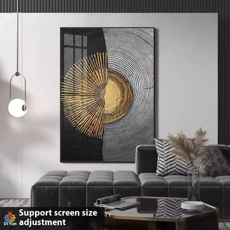 NovaForm™ Abstract Wall Art – Modern Canvas Painting with Aluminum Frame by Simple Homes