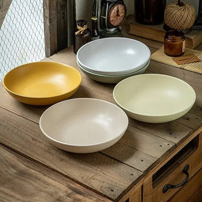 Pastel Haze Large Bowel-Minimalist Ceramic Tableware by Simple Homes