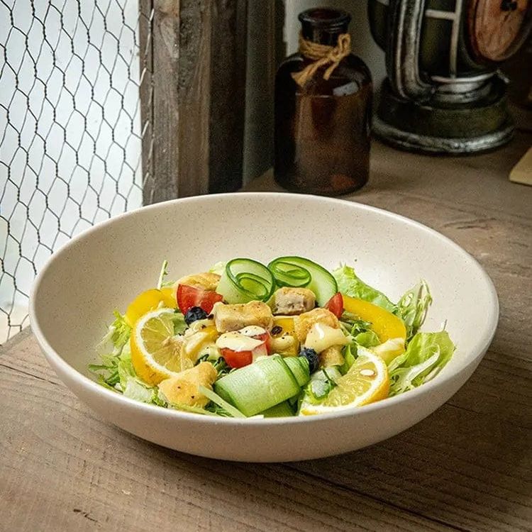 Pastel Haze Large Bowel-Minimalist Ceramic Tableware by Simple Homes