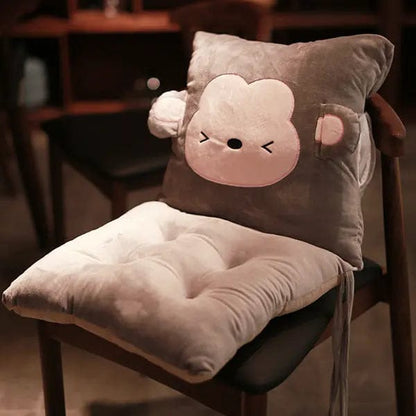 Plush Pal Chair Cushion with Backrest 4 style by Simple Homes