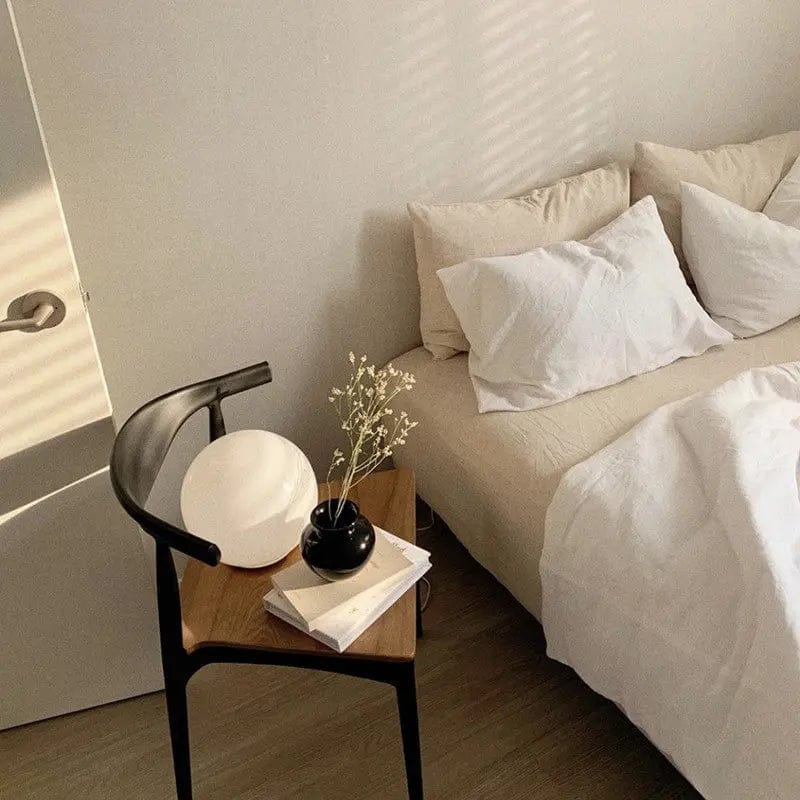 Pure Cotton Knitted Bedding Set – Soft, Breathable Australian Cotton (3 or 4 Pieces) Light grey / 1.2 the sheets by Simple Homes