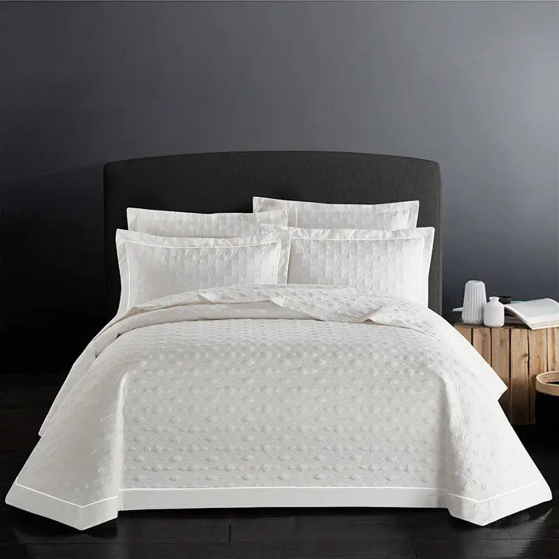 Pure Cotton Twill Bed Sheet – Elegant Comfort in Every Thread White / 245x250 by Simple Homes