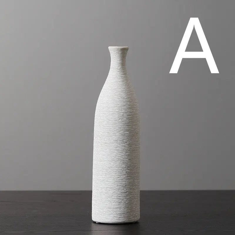 Solaro Ceramic Vases – Minimalist Tall Silhouettes A by Simple Homes