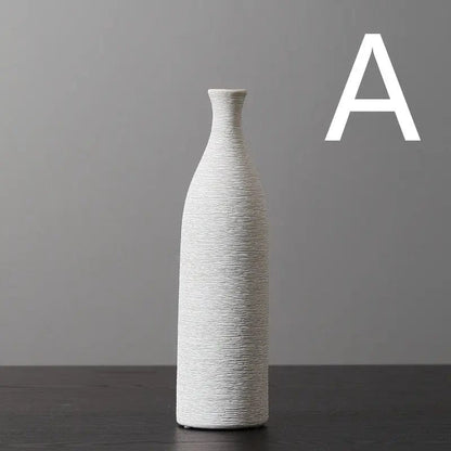 Solaro Ceramic Vases – Minimalist Tall Silhouettes A by Simple Homes