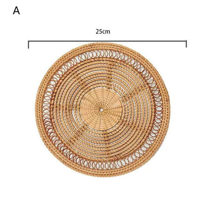 Solstice Rattan Wall Art A by Simple Homes