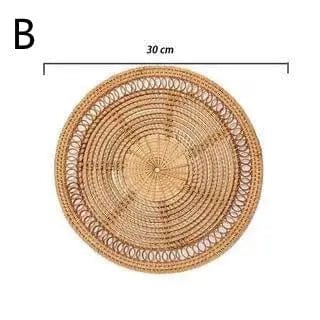 Solstice Rattan Wall Art B by Simple Homes