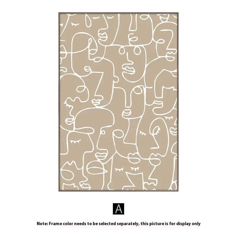 Terracotta Dreams Abstract Canvas Style A / 10x15cm by Simple Homes