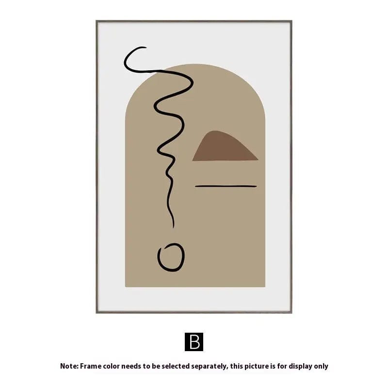 Terracotta Dreams Abstract Canvas Style B / 10x15cm by Simple Homes