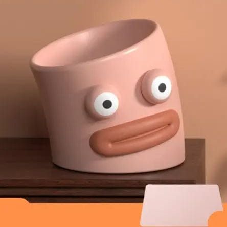 Tilted Dino Ceramic Bowl Big eyes cute placemat by Simple Homes