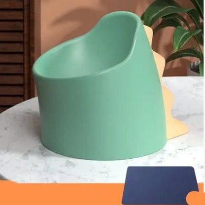 Tilted Dino Ceramic Bowl Little Dinosaur Placemat by Simple Homes