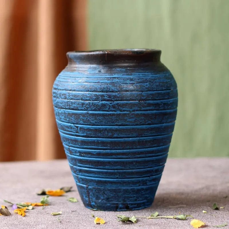 Verona Mosaic Ceramic Vase Z017 blue by Simple Homes