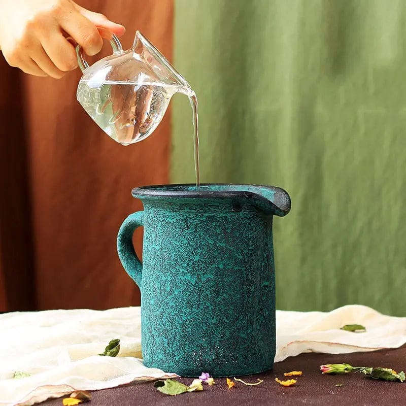 Verona Mosaic Ceramic Vase Z018 Green by Simple Homes