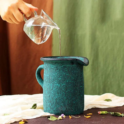 Verona Mosaic Ceramic Vase Z018 Green by Simple Homes