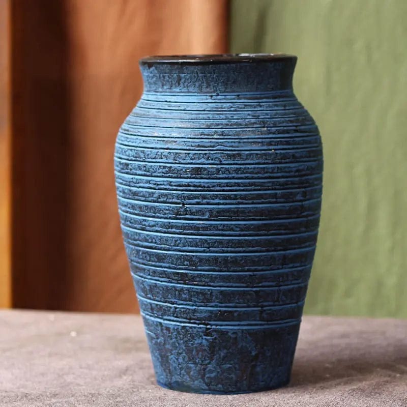 Verona Mosaic Ceramic Vase Z026 blue by Simple Homes