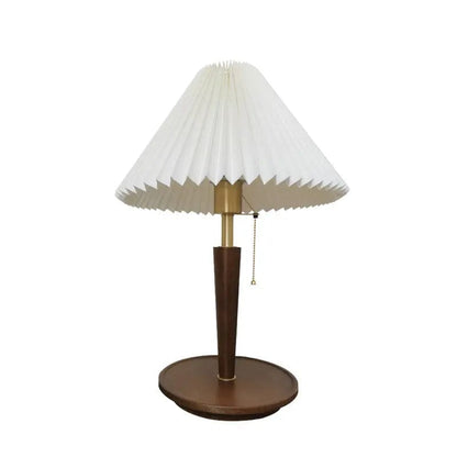 Walnut Japanese Style Lamp Brass / 220V US by Simple Homes