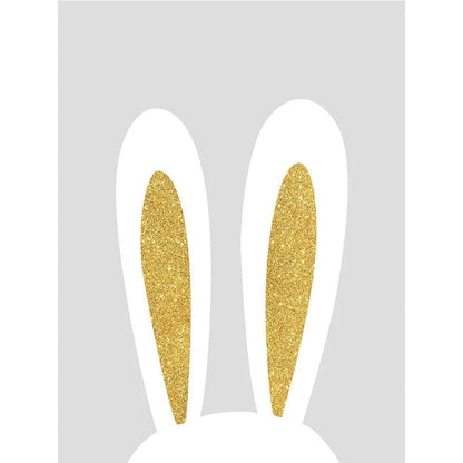 Whimsical Bunny & Rain Wall Art Set 2style / 13x18cm by Simple Homes