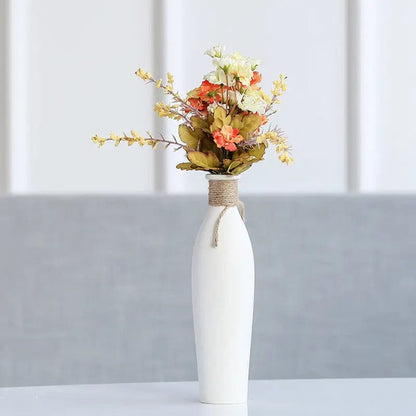Willow Whisper Ceramic Vase Lan Ruo Da and Lilac Flower by Simple Homes