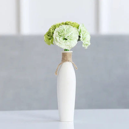 Willow Whisper Ceramic Vase Lan Ruo Small and Small Carnat by Simple Homes