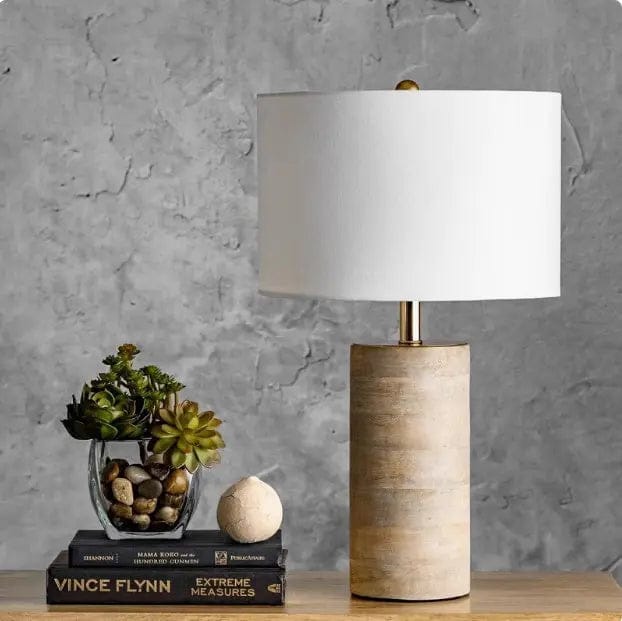 WillowWood™ Minimalist Solid Wood Table Lamp by Simple Homes