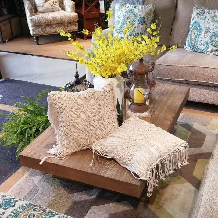 Woven Elegance Cotton Cushion Set by Simple Homes