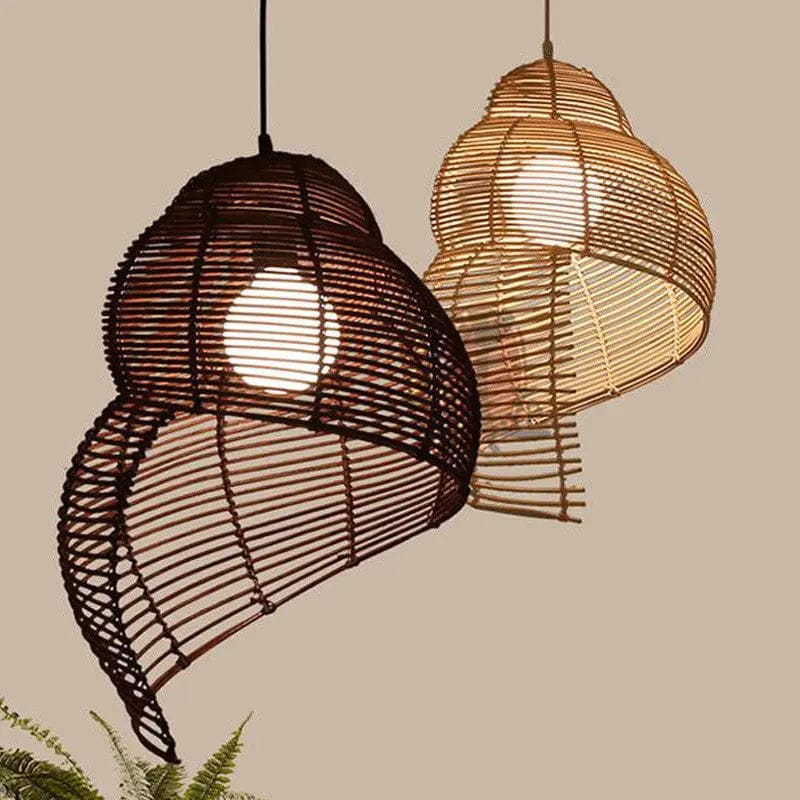 Woven Whisper™ Rattan Pendant Light by Simple Homes
