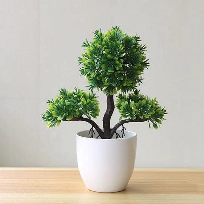 Zen-Style Artificial Bonsai Tree-Realistic Home Accent by Simple Homes